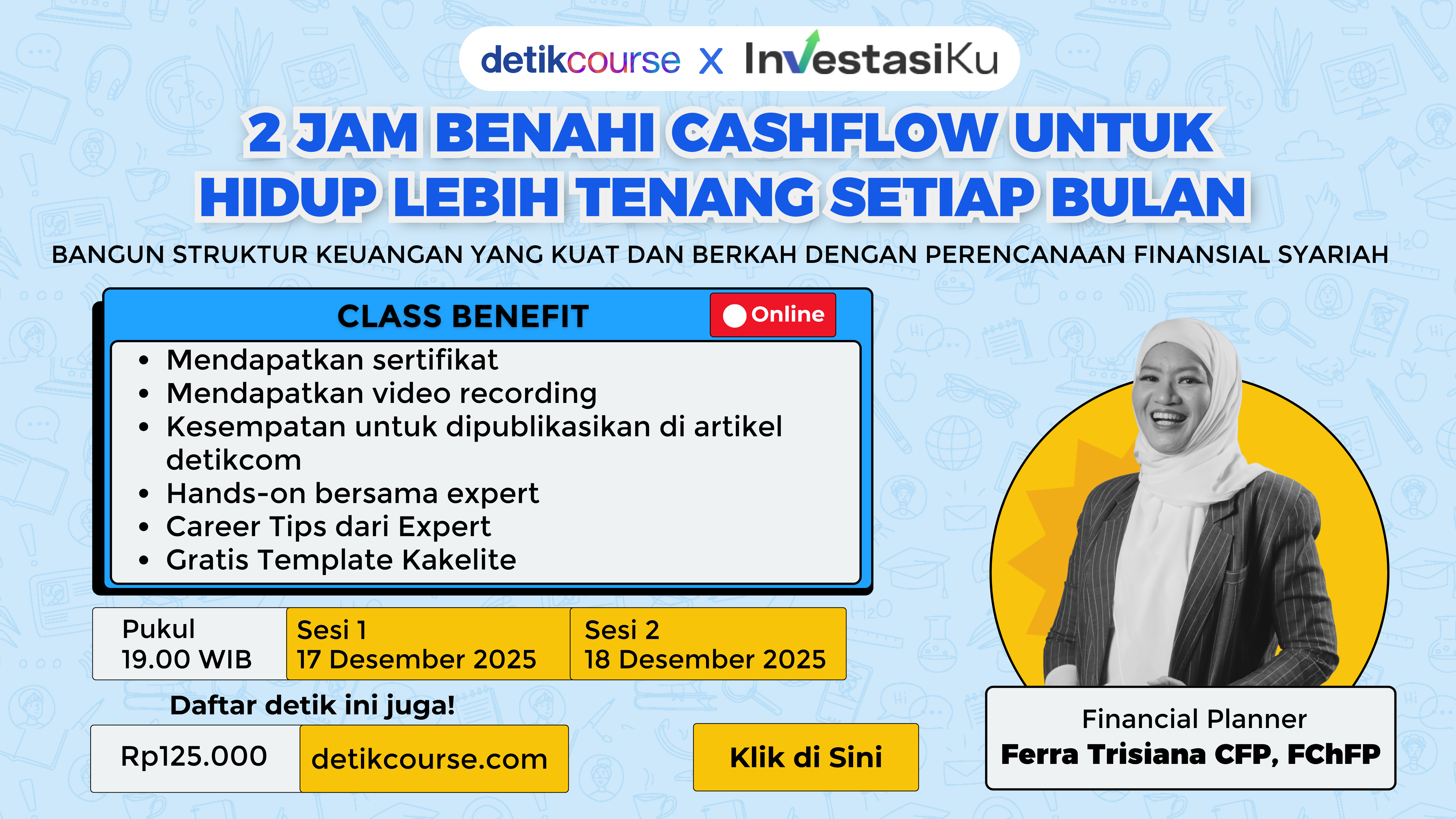 2 Jam Benahi Cashflow untuk Hidup Lebih Tenang Setiap Bulan